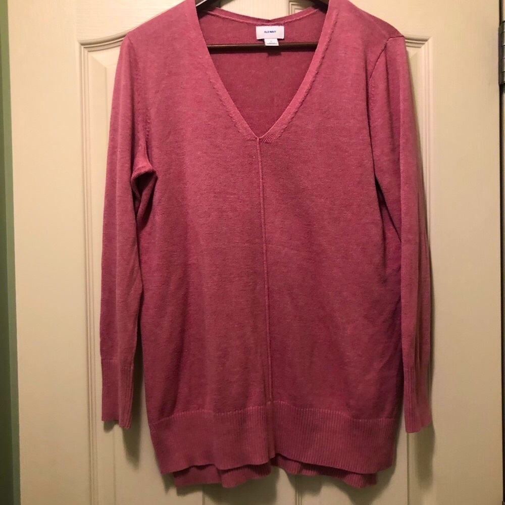 V-neck Knit Tunic